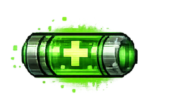 Green repair power-up capsule